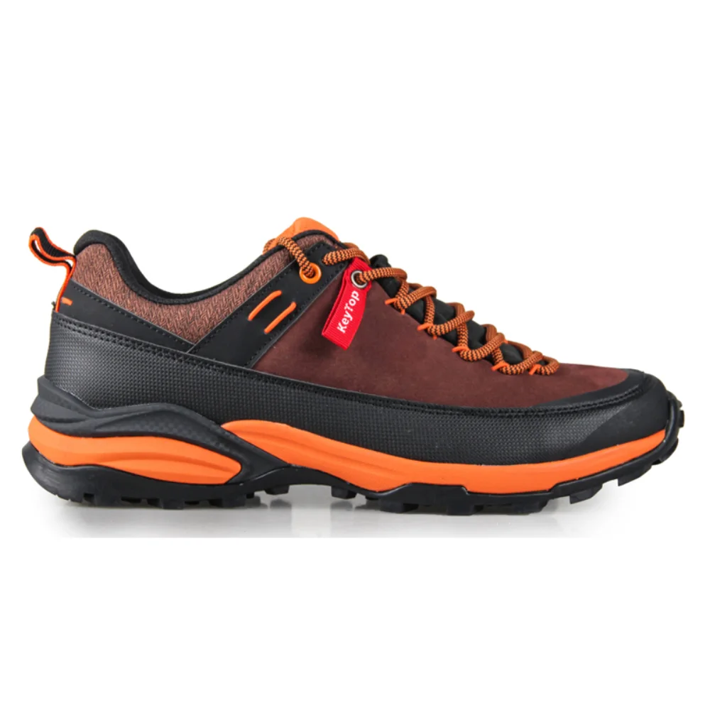 Brown and orange general outdoor footwear sample